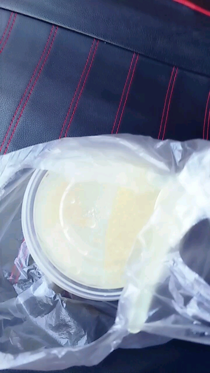 跑了二十多公里给孩子打包一个小米粥 