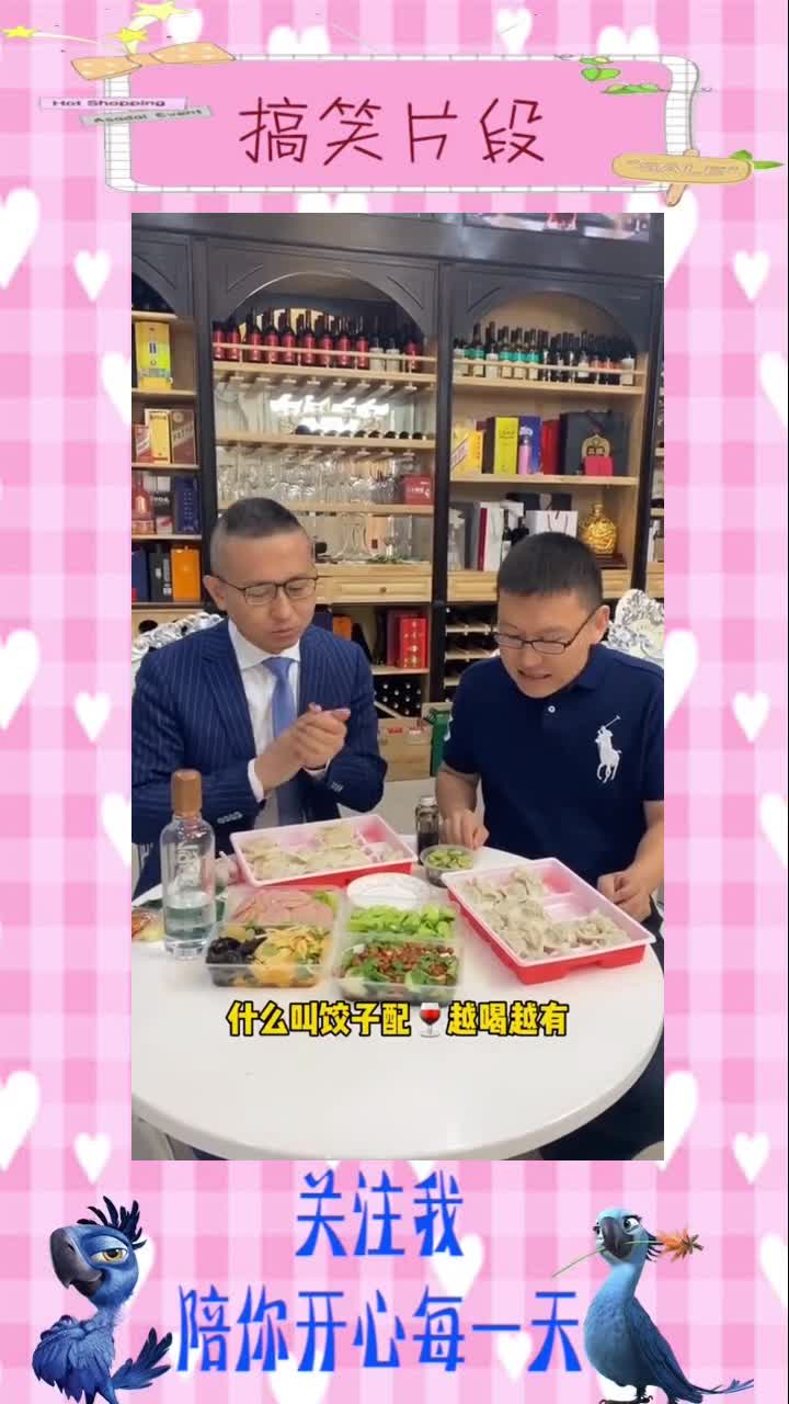 范老师要被我带拉飞了,饺子配酒……,搞笑段子