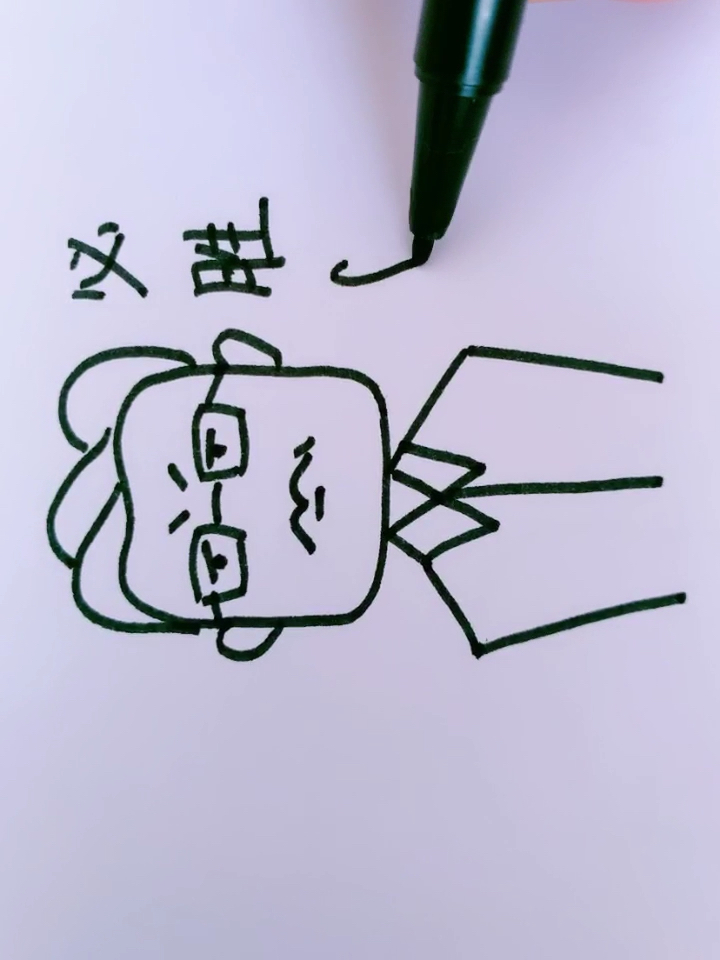 #隔离病毒不隔离爱#钟南山爷爷的简笔画形象,快来学习吧!