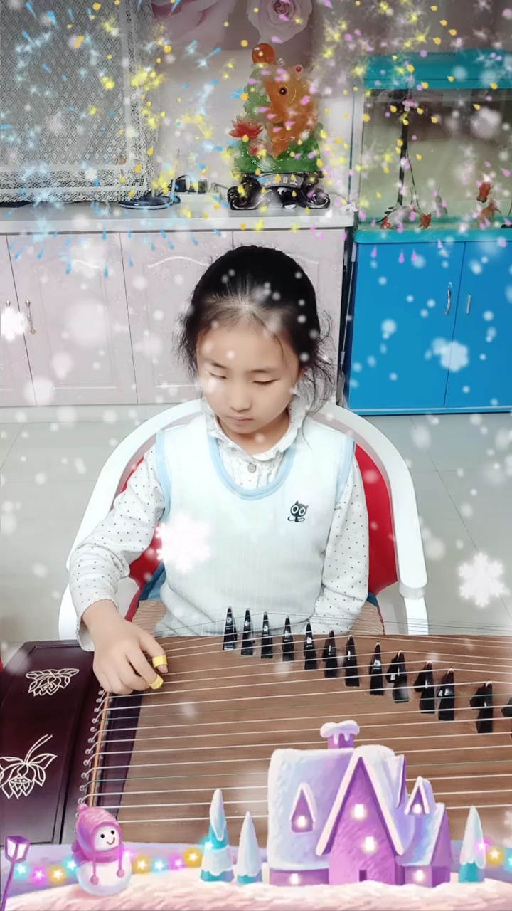 古筝小白菜,一首老歌