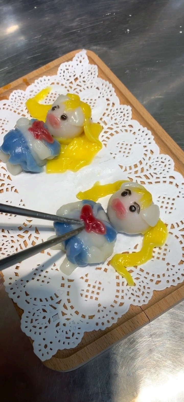 有没有很饿做个美少女给你吃#卡通汤圆