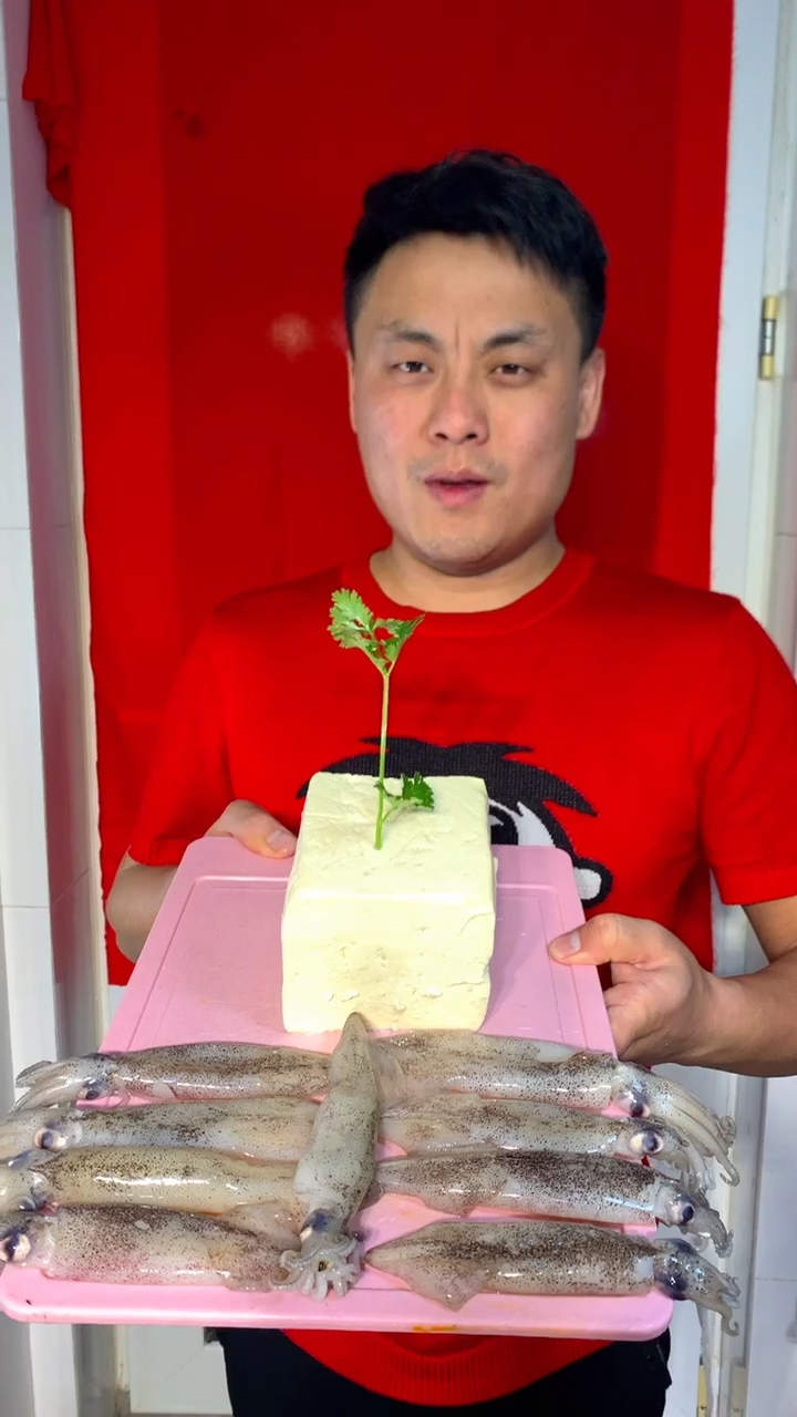 笔管鱼炖豆腐