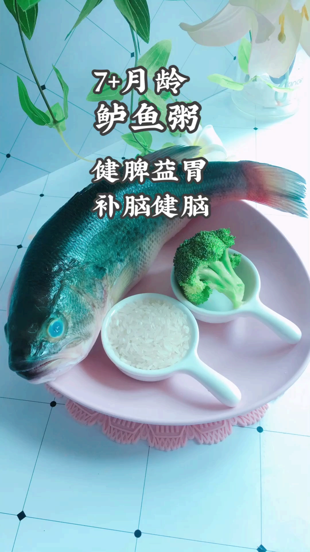 #开学季#补脑健脑,健脾益胃的宝宝辅食鲈鱼粥