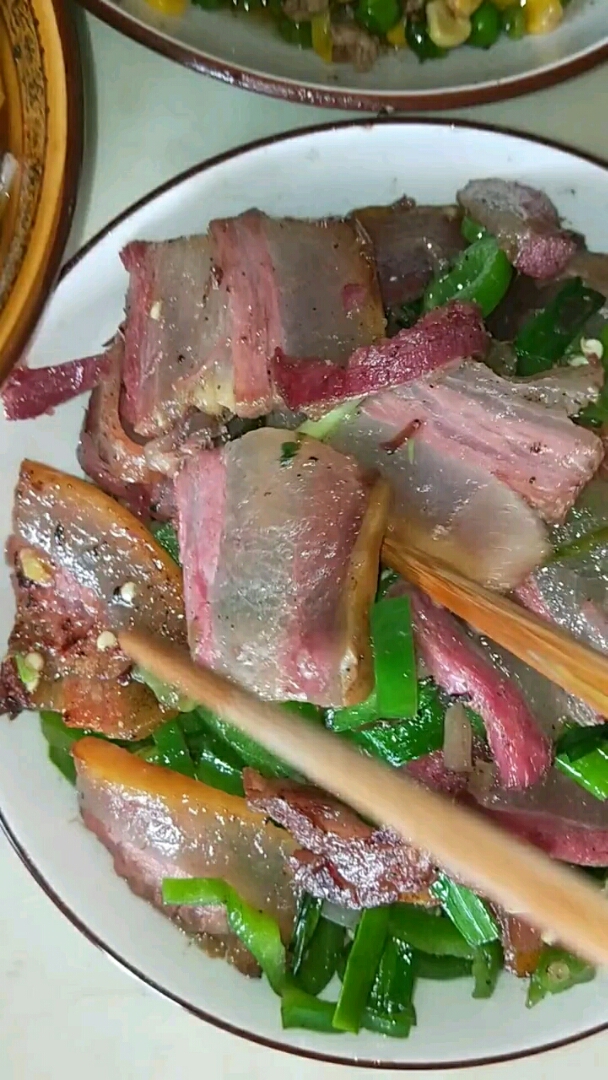 青椒炒肉片