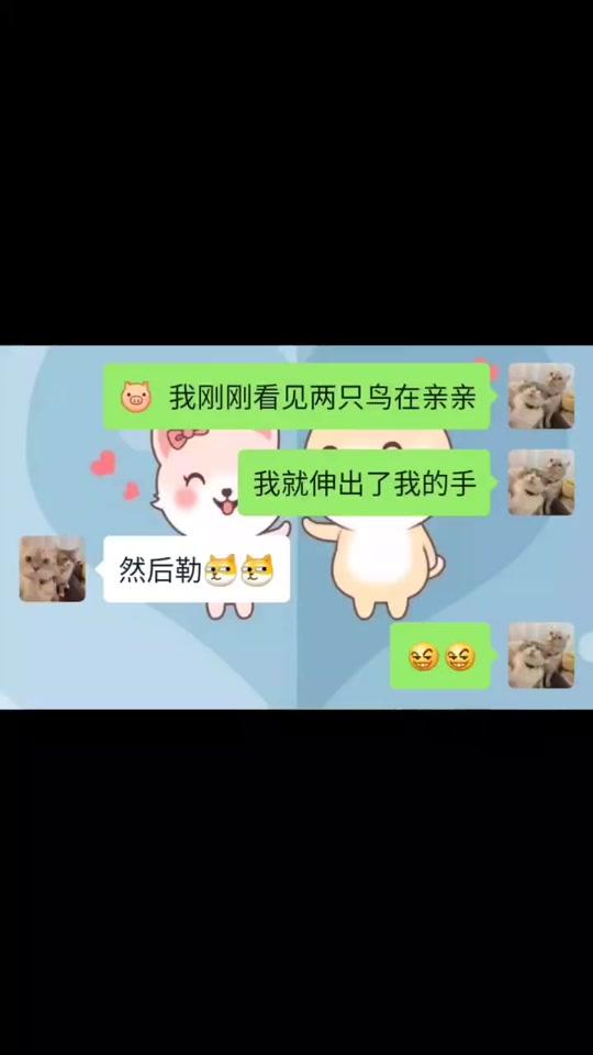????们   两只 ??亲亲视频的后续来咯??#表情包动图 #表情包大作战 @兔子??呀