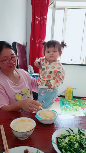宝贝十个月喝粥表情