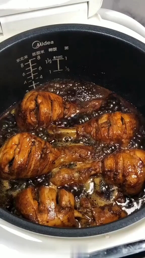 奥尔良鸡腿,没想到电饭锅也能做