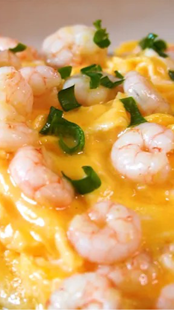 #美食#虾仁滑蛋饭——蛋白质盖碳水的美味巅峰!