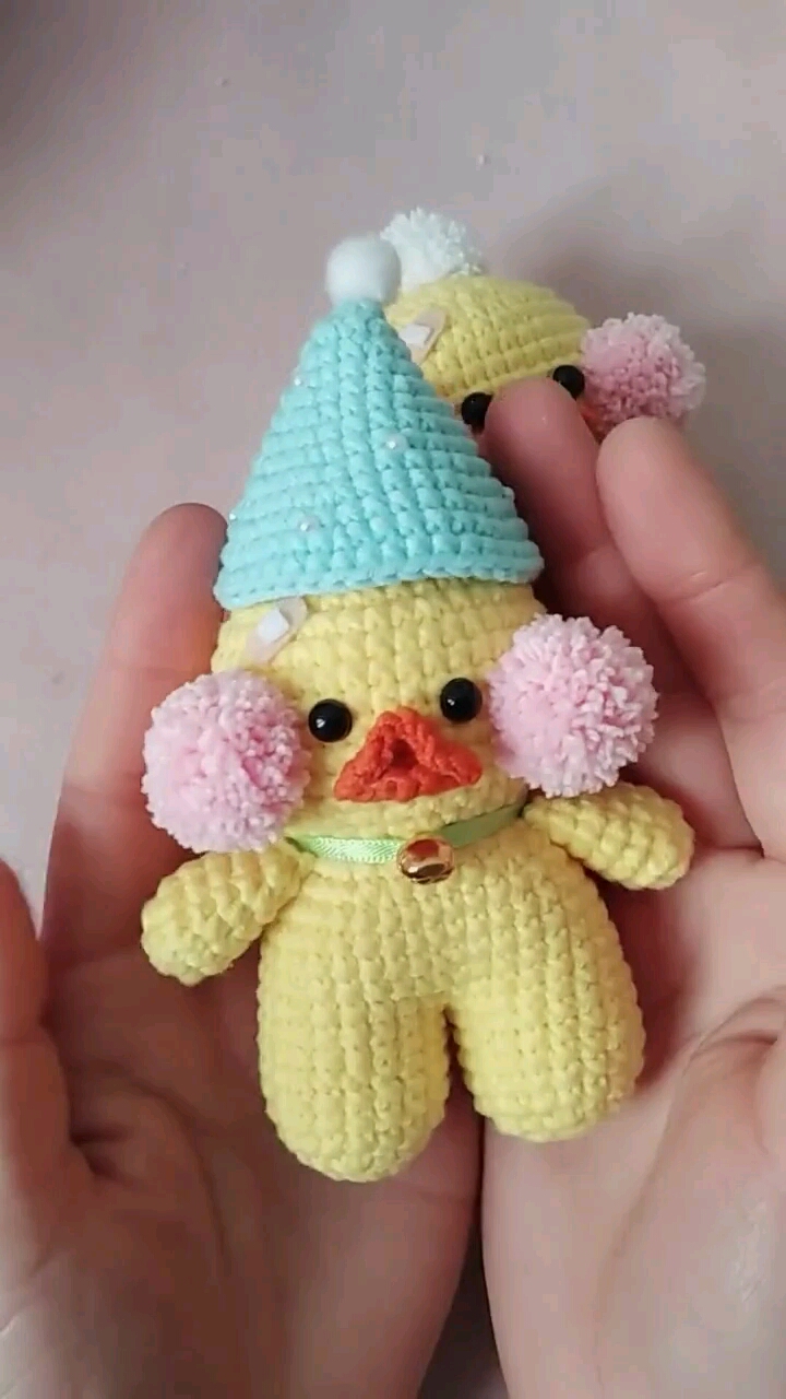 纯手工毛线玩偶,玻尿酸鸭
