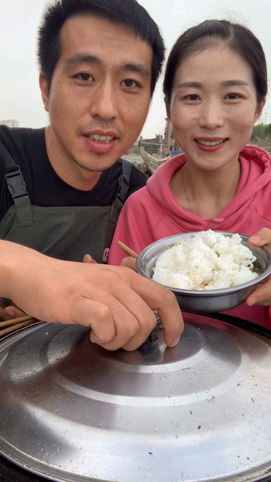 窝窝头配海鲜