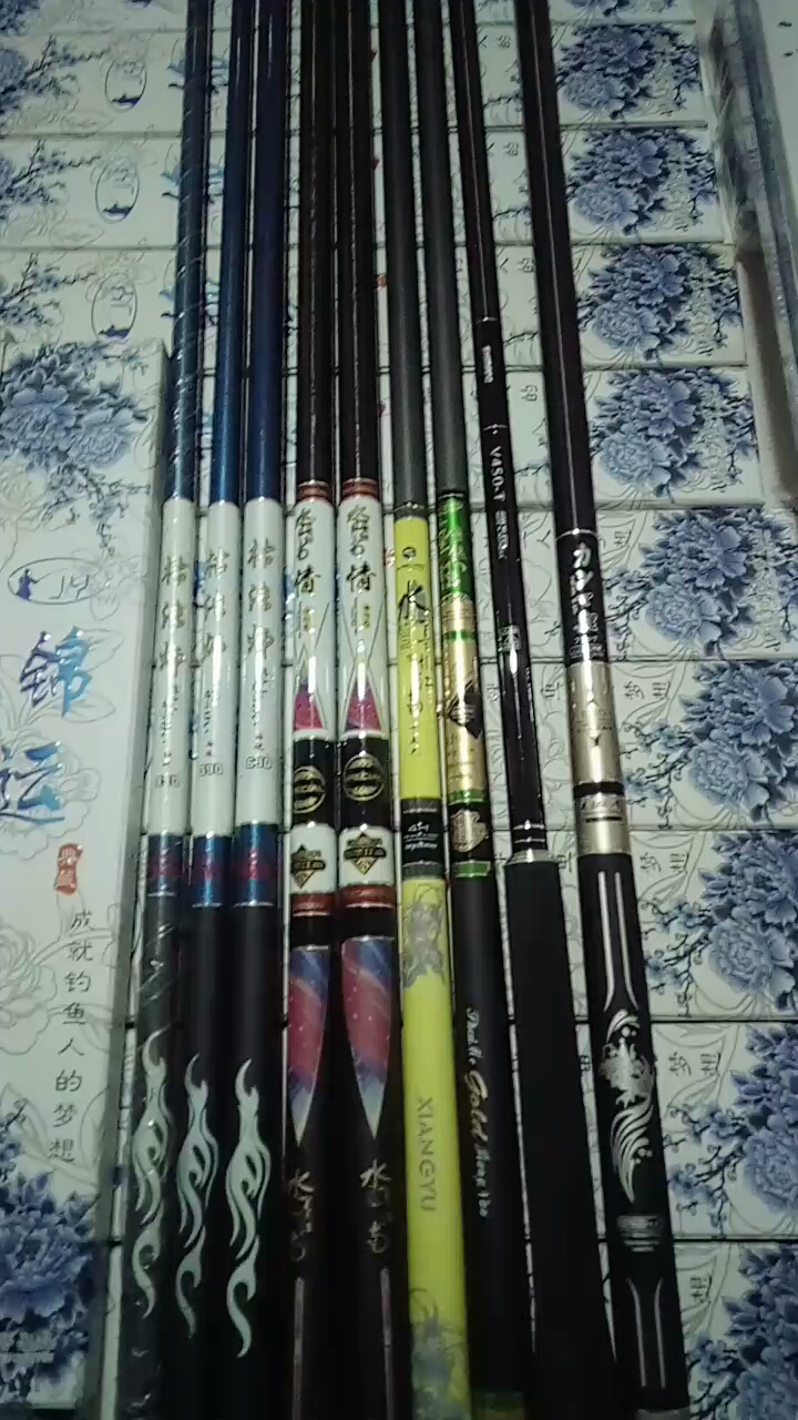 各种各样鱼竿  总有一款适合你