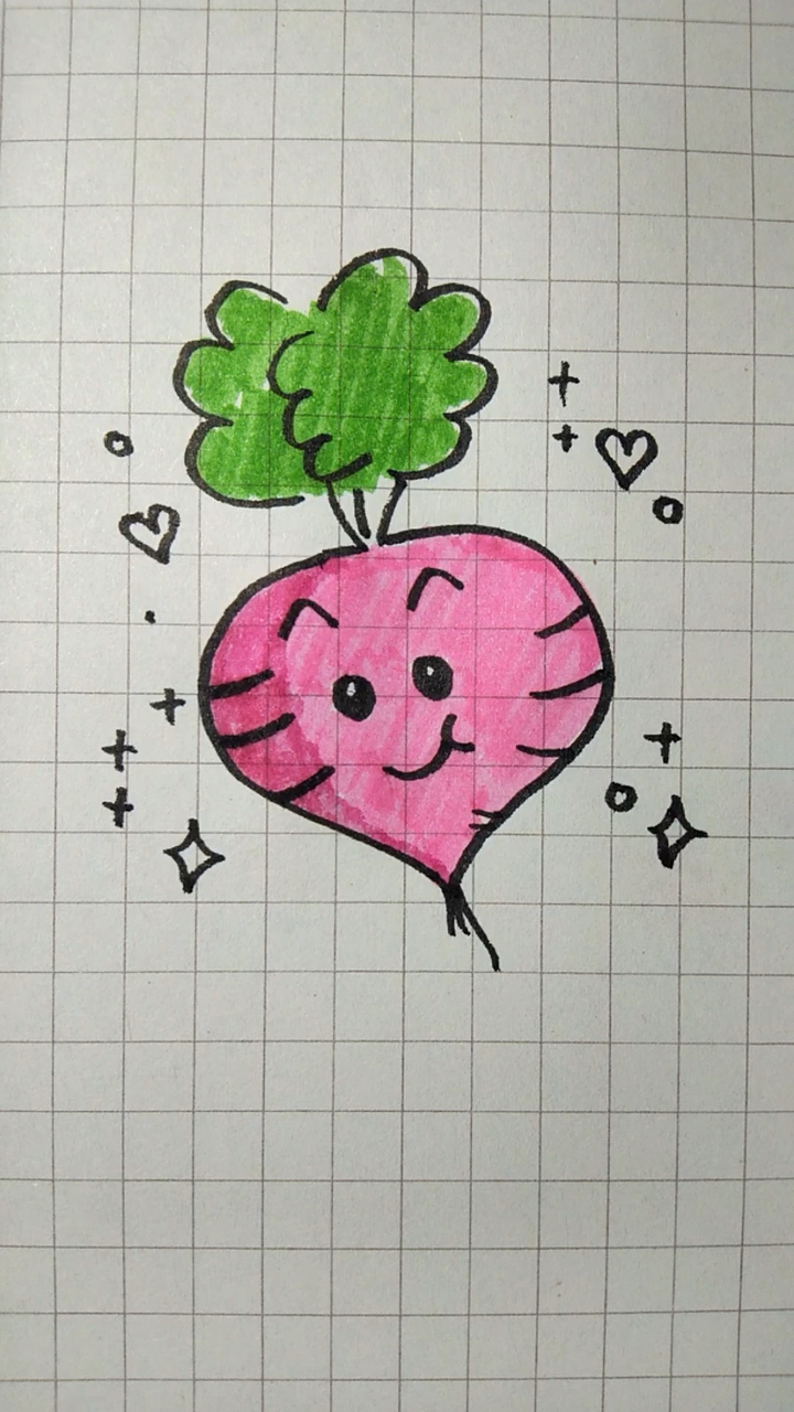 #画画原来如此简单#不是说建国以后不允许蔬菜成精吗?