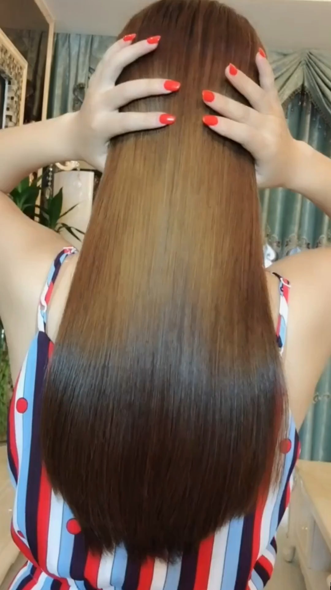 鱼骨高马尾