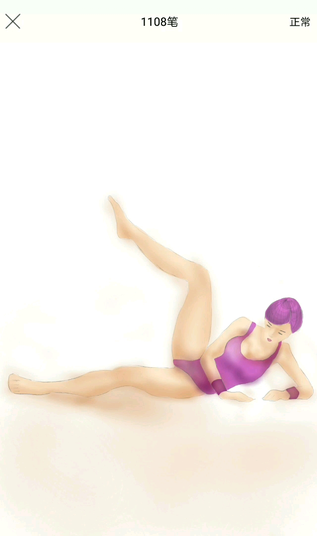 #画画原来如此简单#原创手绘教学-体操运动少女   