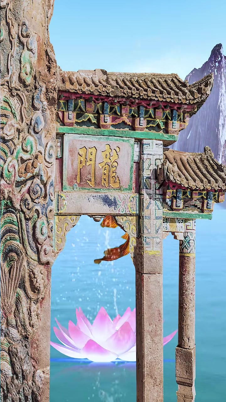 鲤鱼终有出头日,一跃龙门便化龙!只要努力付出,必会得到回报!试试这个励志壁纸!