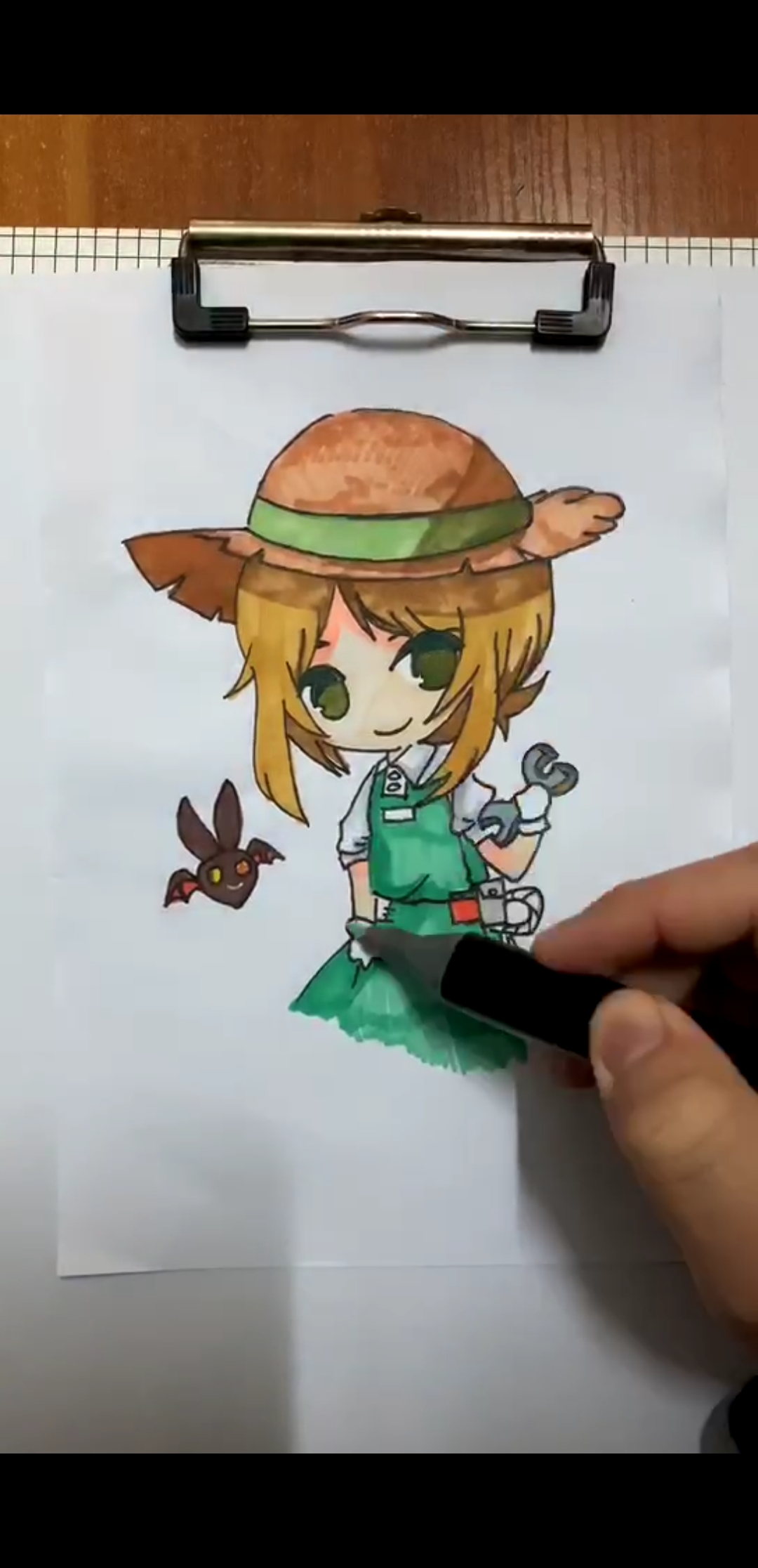 #我要上热门#美术老师下午布置画Q版第五人格,室友和我画的