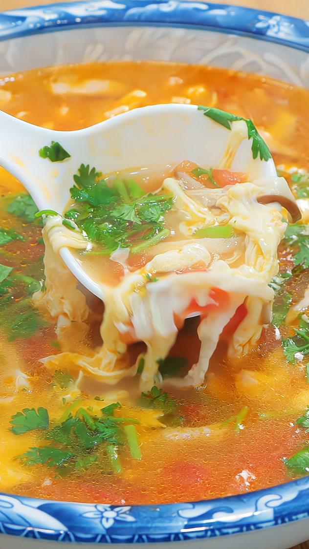 #我要上热门#这才是豆腐鸡蛋汤最好喝的做法,汤鲜味美又开胃,大人孩子都爱喝