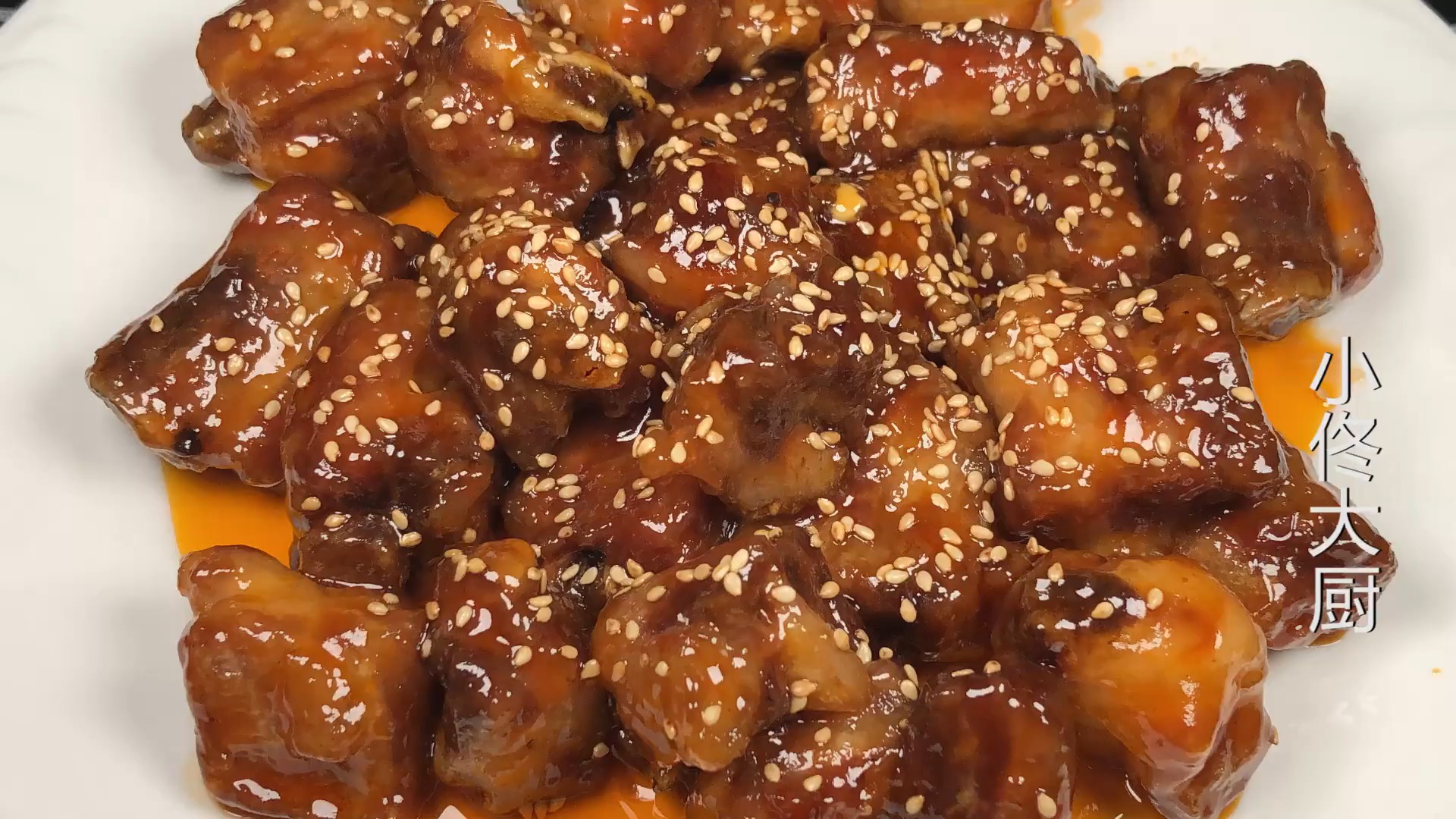 #美食#大厨教你糖醋排骨最好吃的做法,酸甜可口,看着就有食欲