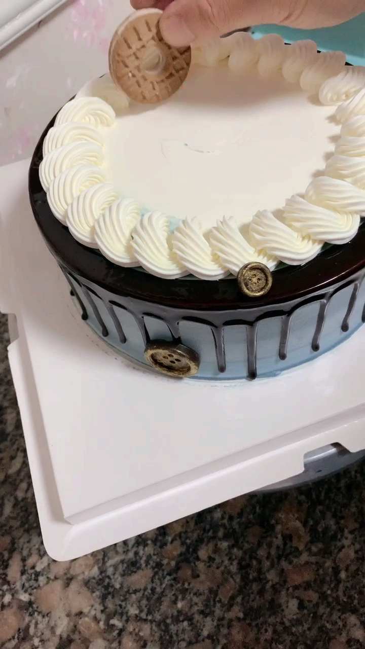 #生日蛋糕#简约，而比你简单蛋糕！