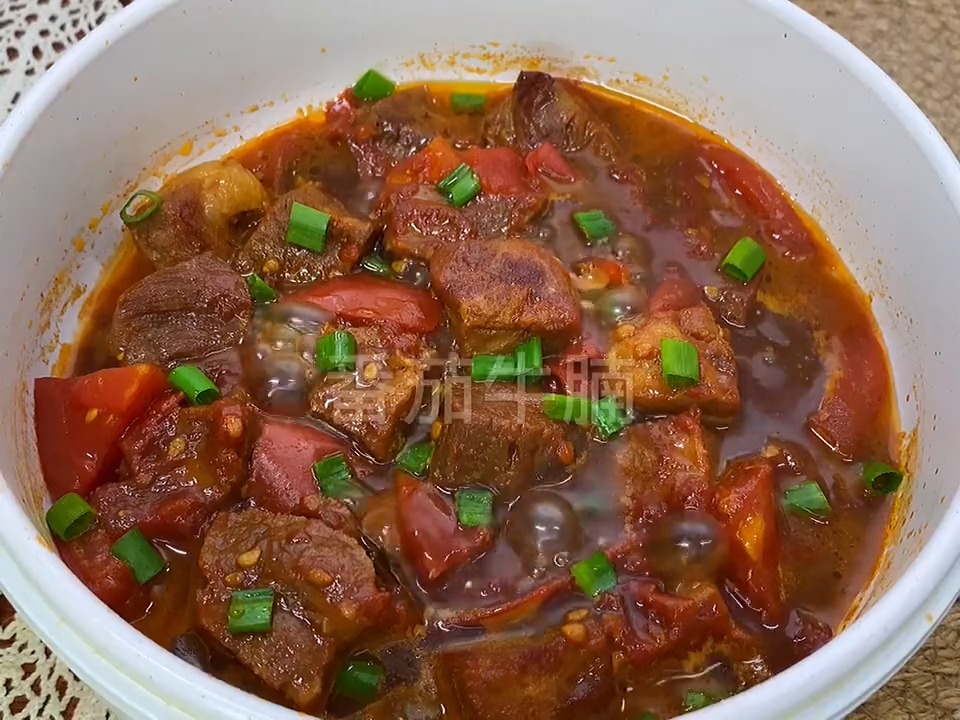 番茄炖牛腩