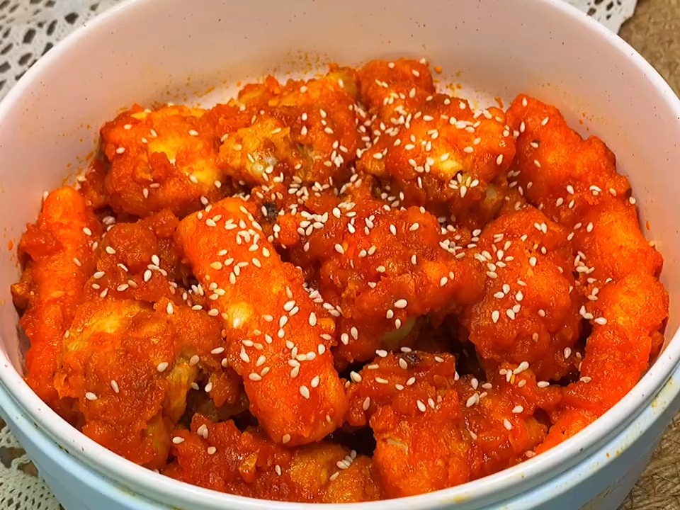 #美食#韩式炸鸡年糕