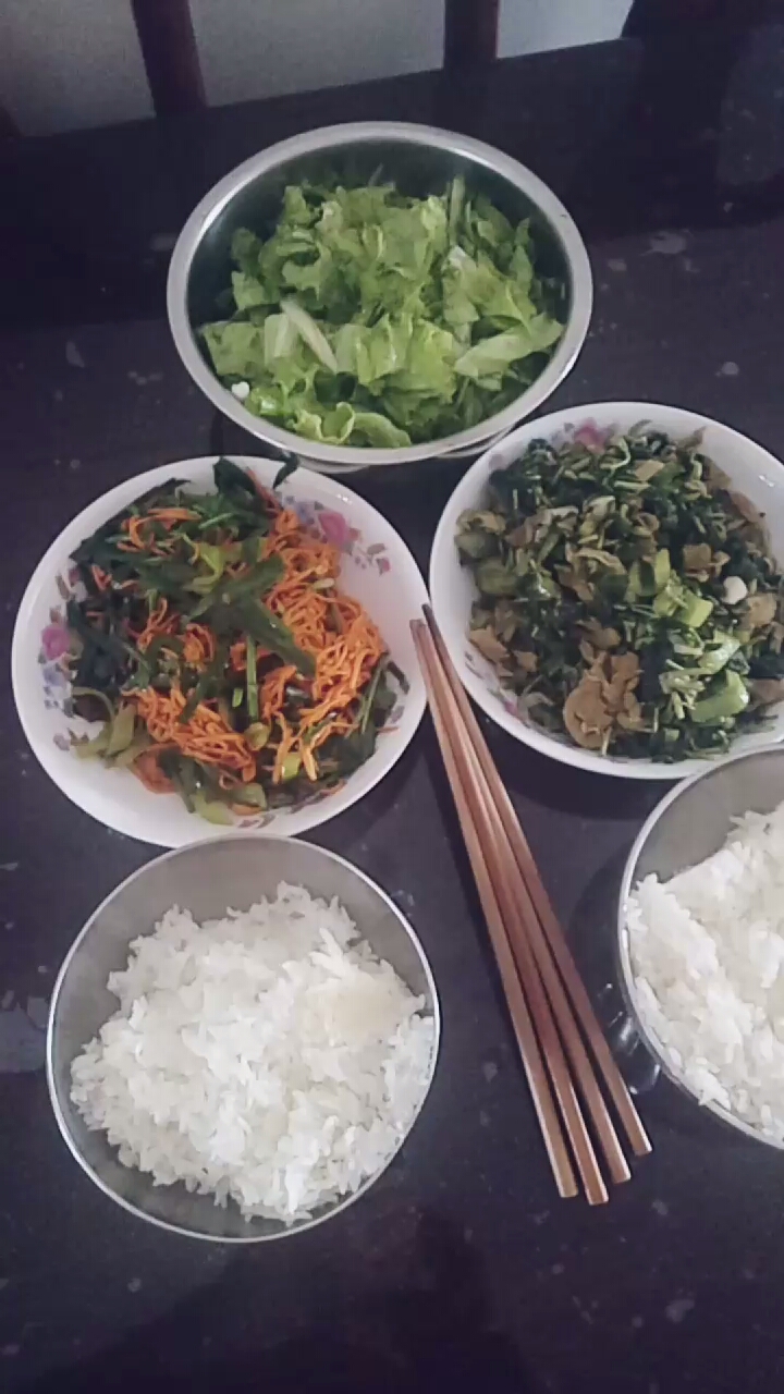 我和儿子的午餐