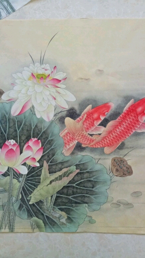 #我的奋斗人生#工笔画鲤鱼