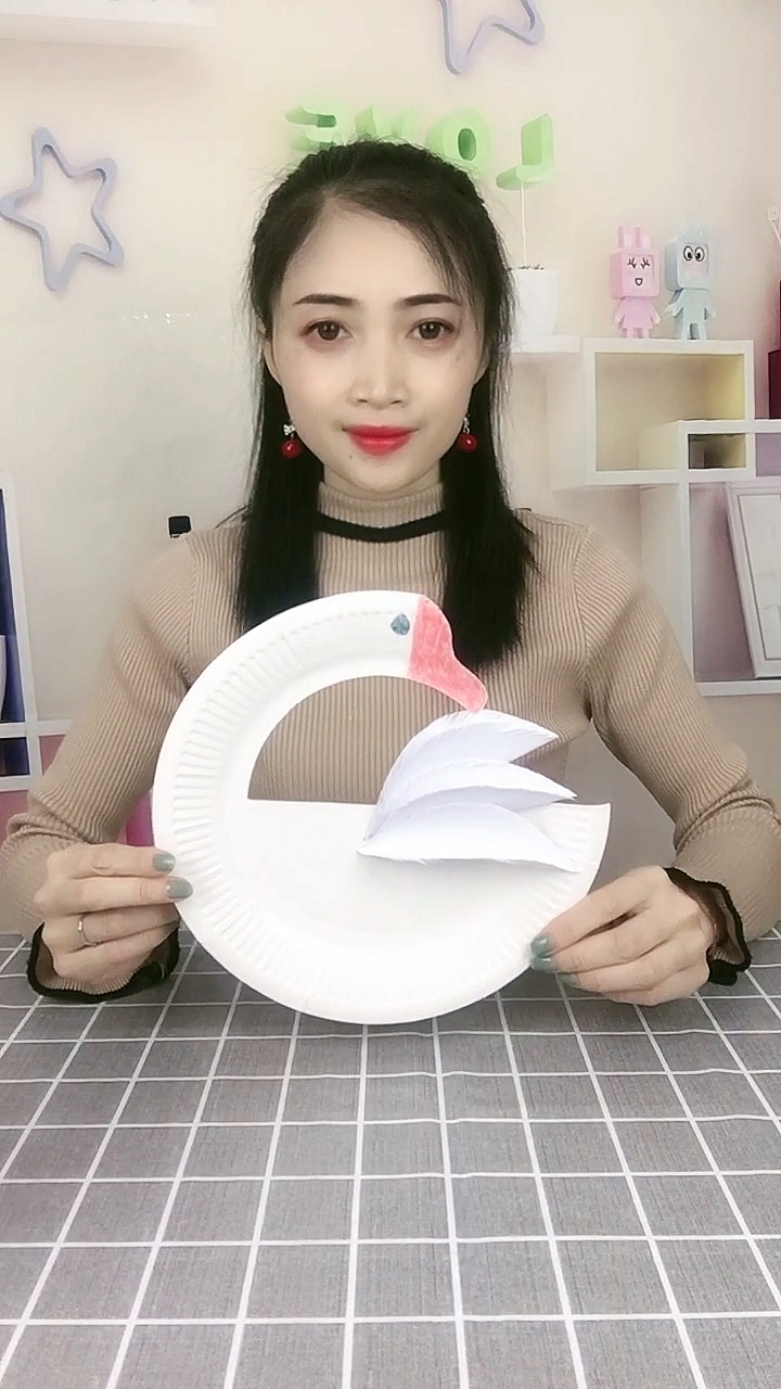 蛋糕盘子 简单做手工#幼儿手工