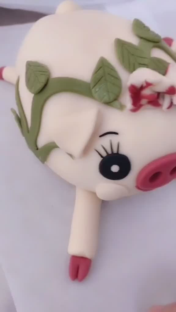 卡通包,猪肉涨价吃不起了,还是自己动手做个花猪吃吧