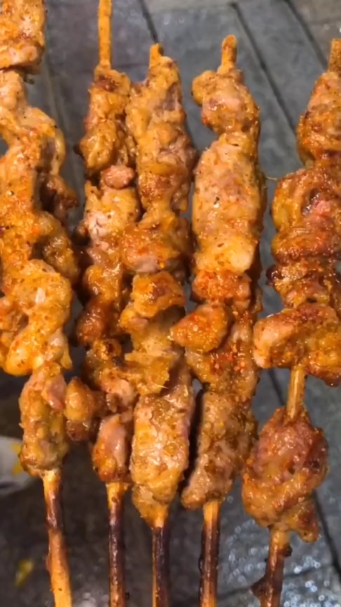 新疆羊肉串,真是把人都要馋哭了