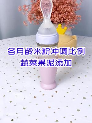 宝宝米粉、蔬菜、水果、肉类不知道怎么给宝宝添加的,可以按照这个顺序哦