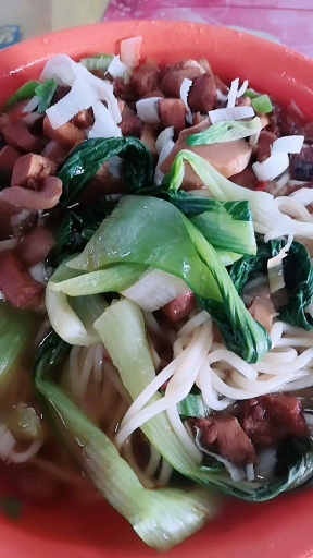 香菇鸡丁面条