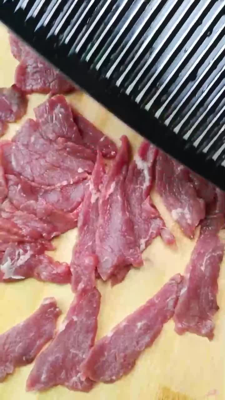 牛肉切片这样做来吃,味道非常好吃的