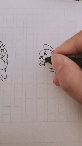 #无心之简笔画#丑鱼真丑