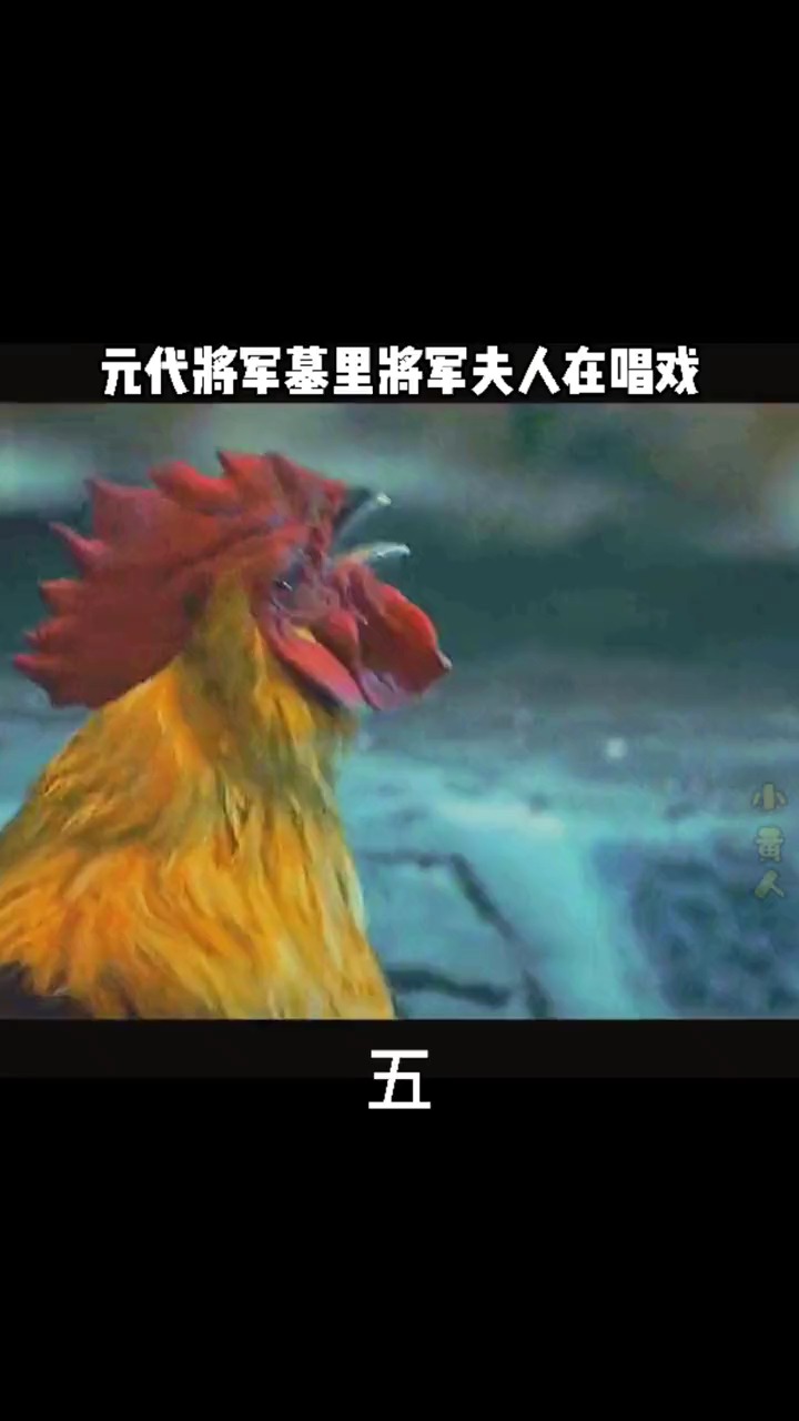 将军夫人在唱戏!