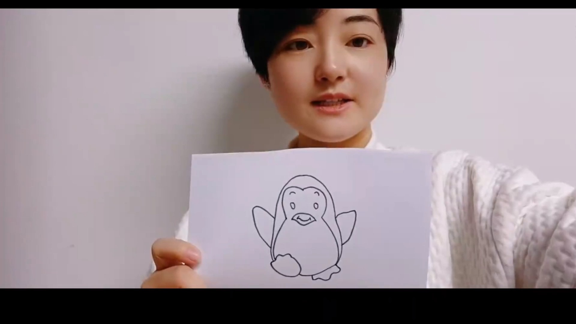 教你来画企鹅啦