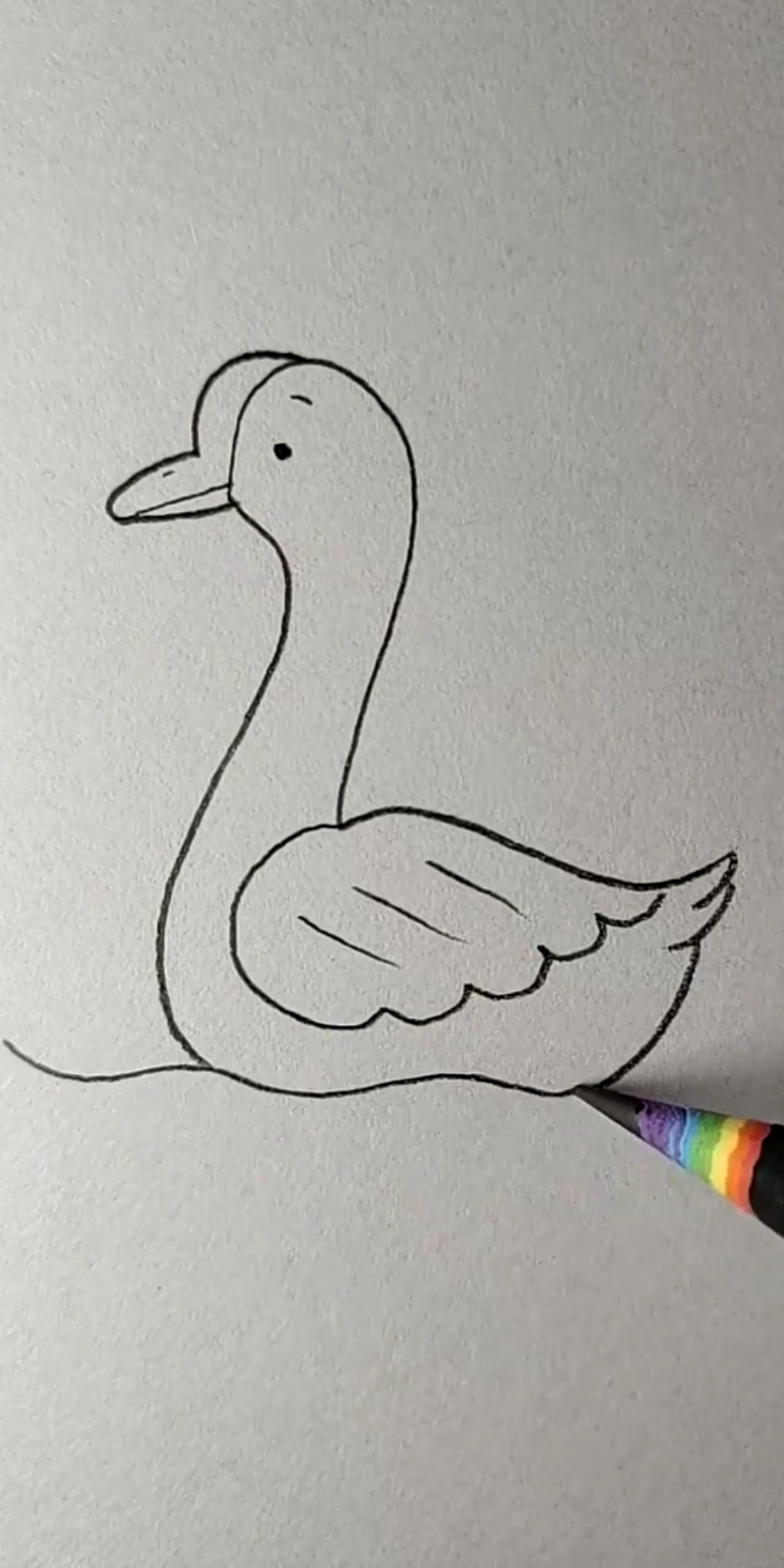 #创意简笔画#22画鹅,一看就会!
