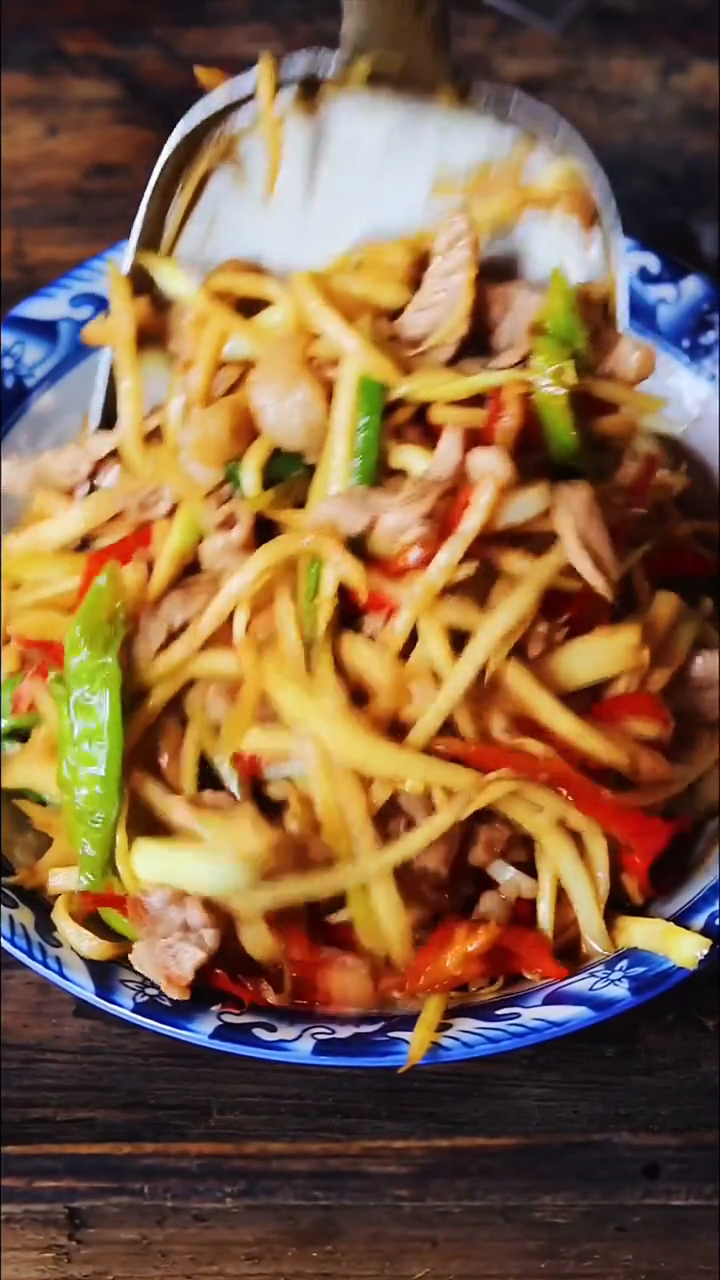 高笋炒肉丝做法步骤
