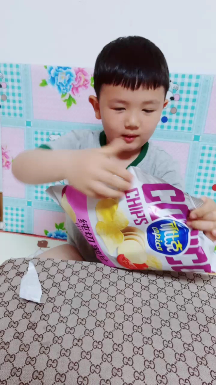 可比克薯片,番茄味的