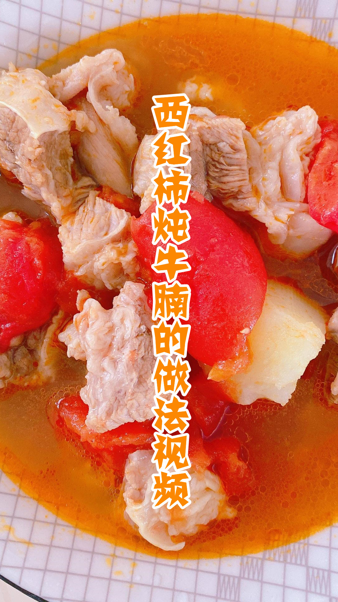 西红柿炖牛腩的做法视频