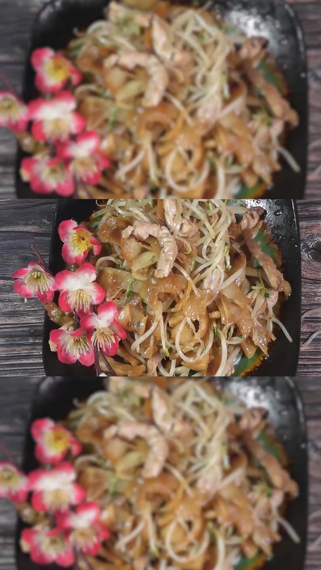 豆芽炒饼丝的做法