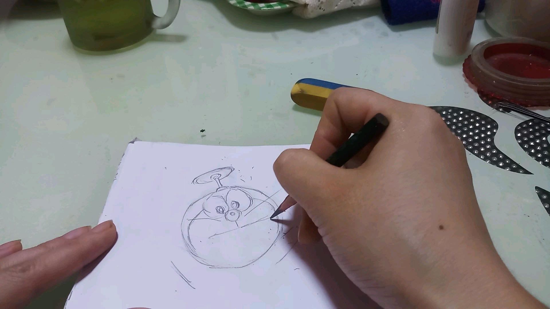 小伙伴一起画卡通!