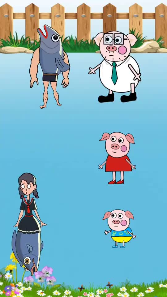 乔治也要抓人鱼怪