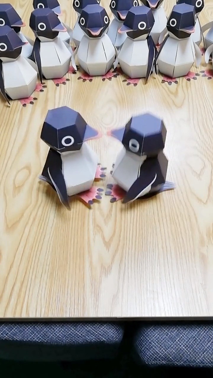 #手工折纸#会弹跳的企鹅,这也太好玩了吧
