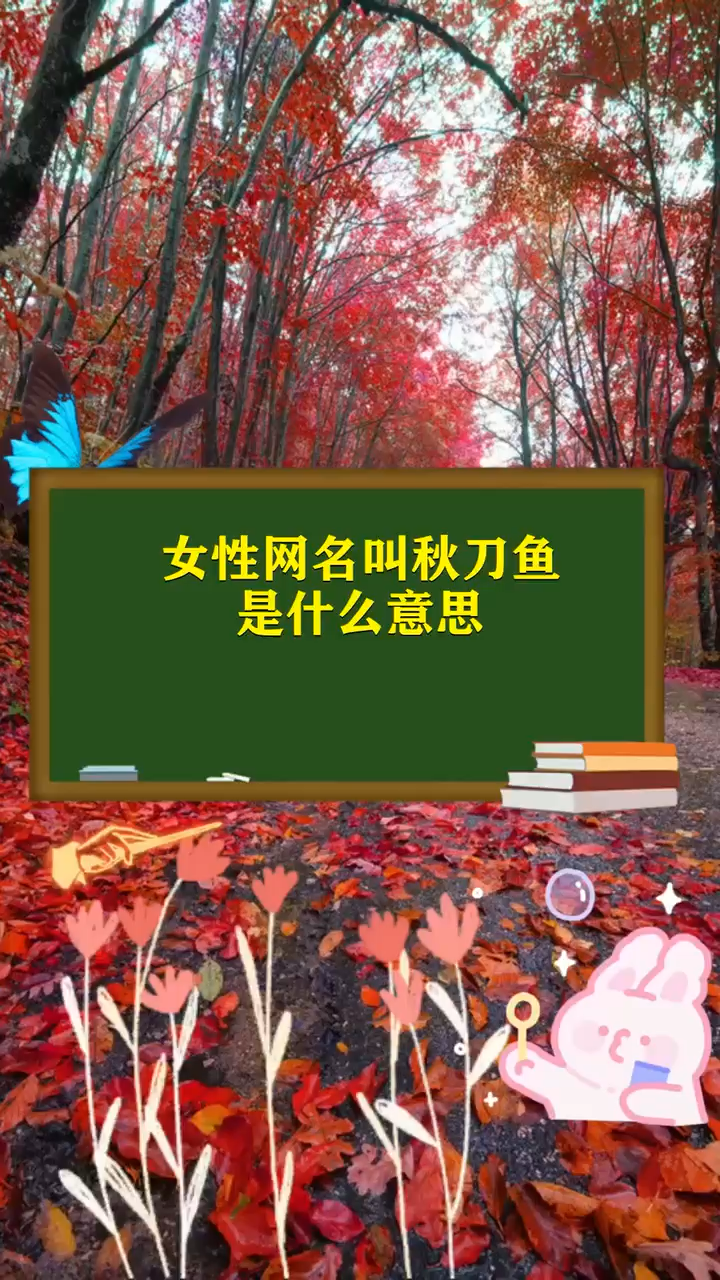 女生的网名叫秋刀鱼是什么意思