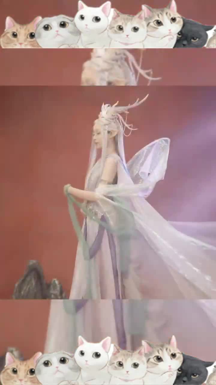 小时候的动画,九色鹿变成真人了国风合伙人敦煌真的菜菜