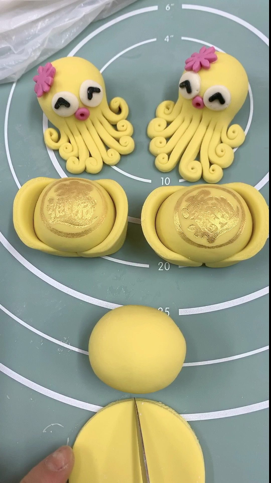 元宝教程,简单易学,南瓜或胡萝卜和面,动手做起来吧!