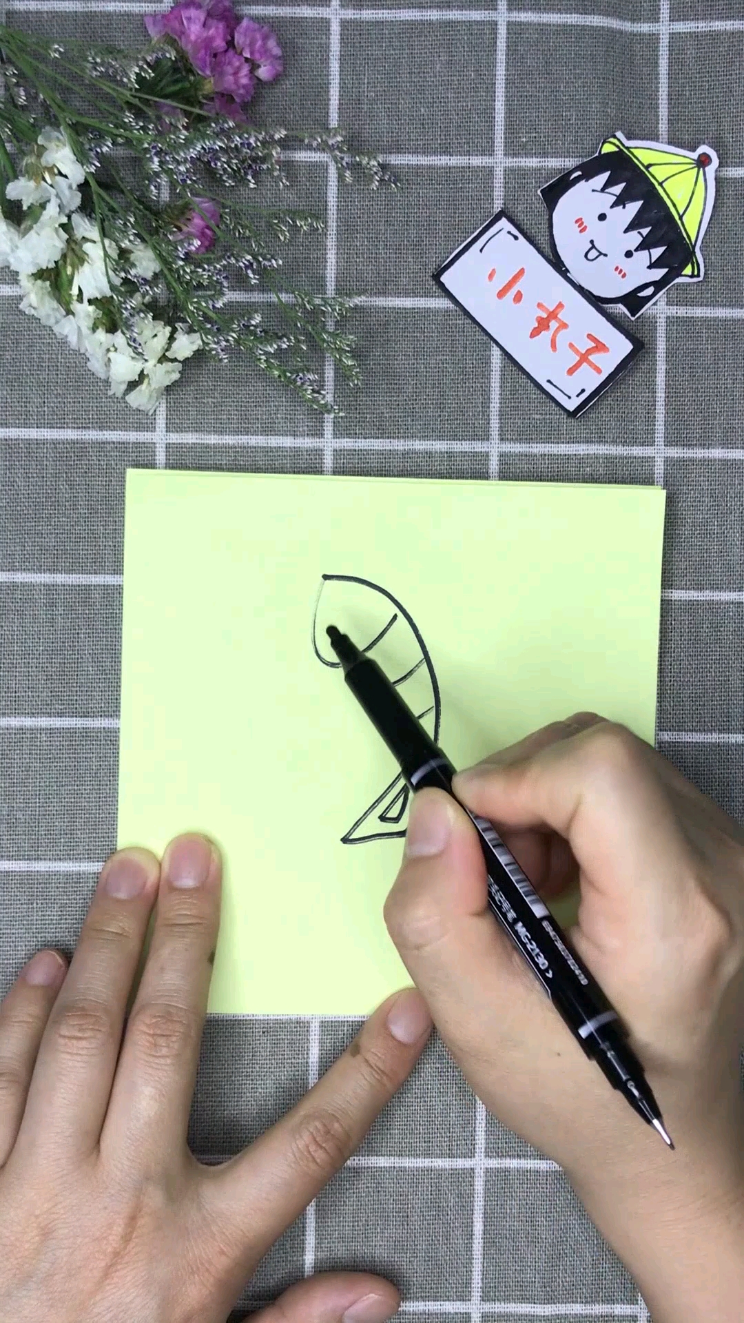#表情大比拼#吃大龙虾哦,最简单虾画法,一看就会  简笔画教学