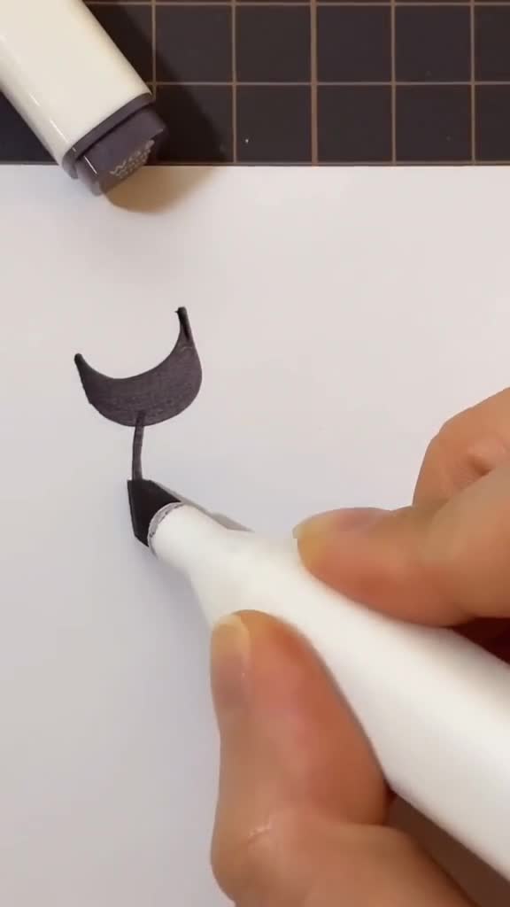 最简单小猫画法～有人反驳吗?画画简笔画创意儿童画,