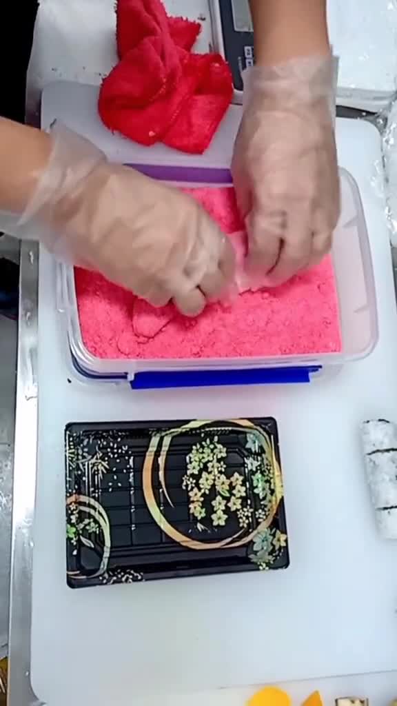 做了一份樱花寿司,好看吗,寿司小智美式创意寿司,寿司小智,热门